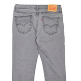 LEVI'S 511 Jeans Mens Grey Slim Straight W31 L24