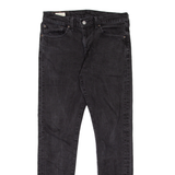 LEVI'S 512 BIG E Jeans Mens Black Slim Tapered W31 L32