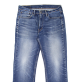LEVI'S 514 Jeans Mens Blue Slim Straight Stone Wash W32 L27