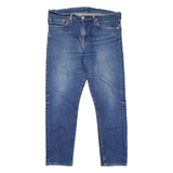 LEVI'S 508 Jeans Mens Blue Regular Tapered Stone Wash W34 L27