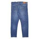 LEVI'S 508 Jeans Mens Blue Regular Tapered Stone Wash W34 L27