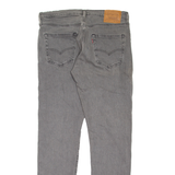 LEVI'S 512 BIG E Jeans Mens Grey Slim Tapered W34 L32