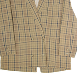 PENNYBLACK Womens Blazer Jacket Brown 90s Plaid UK 14