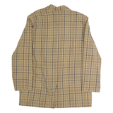 PENNYBLACK Womens Blazer Jacket Brown 90s Plaid UK 14