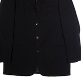 LAUBE & GSELL Mens Blazer Jacket Black Wool XL