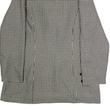 Womens Blazer Jacket Black 90s Check L