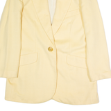 JACQUES FATH Womens Blazer Jacket Yellow 90s UK 14