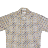 PIERRE CARDIN Mens Shirt Grey Spotted M