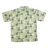 KNIGHTSBRIDGE Mens Shirt Green Floral M