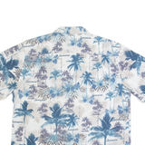 GROOVY BAY Mens Hawaiian Shirt White Floral XL