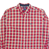CHAPS RALPH LAUREN Mens Shirt Red Check Long Sleeve XL
