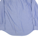NAUTICA Mens Plain Shirt Blue Long Sleeve M