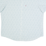 LEVI'S Mens Shirt Blue Striped XL