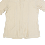 PAUL FOURTICA Mens Plain Shirt Beige M