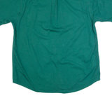 NAUTICA Mens Plain Shirt Green L