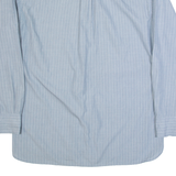 TOMMY HILFIGER Mens Shirt Blue Striped Long Sleeve XL
