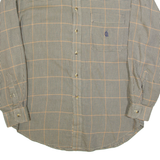 NAUTICA Mens Shirt Beige Check Long Sleeve L