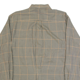 NAUTICA Mens Shirt Beige Check Long Sleeve L