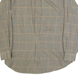 NAUTICA Mens Shirt Beige Check Long Sleeve L