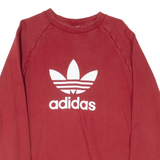 ADIDAS Mens Sweatshirt Red M