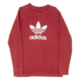 ADIDAS Mens Sweatshirt Red M