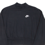 NIKE Cropped Womens Sweatshirt Black XS