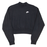 NIKE Cropped Womens Sweatshirt Black XS
