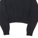NIKE Cropped Womens Sweatshirt Black XS