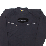 CHICOREE Womens Sweatshirt Black 90s L