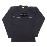 CHICOREE Womens Sweatshirt Black 90s L