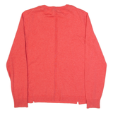 WHITE STUFF Womens Jumper Pink Tight Knit Wool UK 10