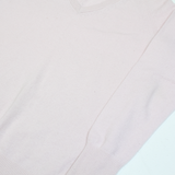 EQUIPMENT Womens Jumper Pink V-Neck Tight Knit XS