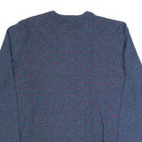 VANS Mens Patterned Jumper Blue Spotted Tight Knit M