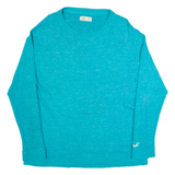 HOLLISTER Womens Jumper Blue Tight Knit Viscose S