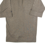 MONSOON Womens Cardigan Brown Tight Knit 3/4 Sleeve S