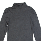 MONSOON Stretch Womens Jumper Grey Roll Neck Tight Knit UK 14