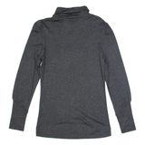MONSOON Stretch Womens Jumper Grey Roll Neck Tight Knit UK 14