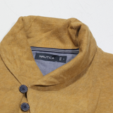 NAUTICA Mens Jumper Beige High Neck Tight Knit L
