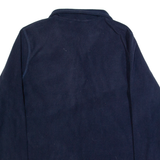 REGATTA Womens Fleece Blue 1/4 Zip UK 10