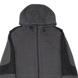 PUMA Womens Grey Hoodie Full Zip M