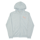 PUMA Womens Grey Hoodie Full Zip L