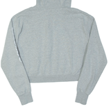 ELLESSE Cropped Womens Grey Hoodie UK 12