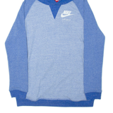 NIKE Womens Blue Hoodie M
