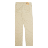 LEVI'S Mens Trousers Beige Regular Tapered W29 L29