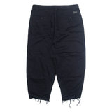 LEVI'S Chino Mens Trousers Black Relaxed Tapered W36 L24