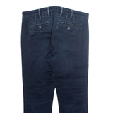 CALVIN KLEIN JEANS Chino Mens Trousers Blue Regular Tapered W31 L26