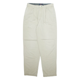 TOMMY HILFIGER Chino Mens Trousers Beige Regular Straight W33 L34