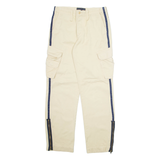TOMMY HILFIGER Cargo Mens Trousers Beige Regular Straight W30 L34