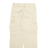 TOMMY HILFIGER Cargo Mens Trousers Beige Regular Straight W30 L34