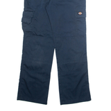 DICKIES Cargo Mens Trousers Blue Regular Straight W30 L30